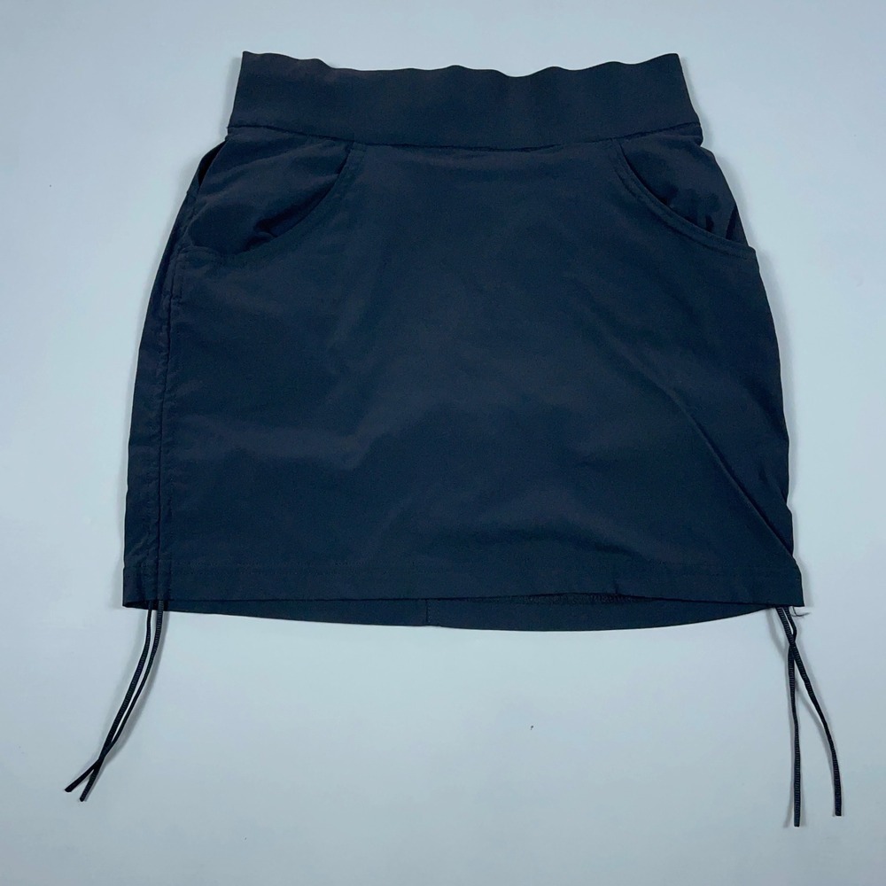 Columbia Omni-Shield Skort Womens Small Black Active Hiking Skirt Cinch Sides